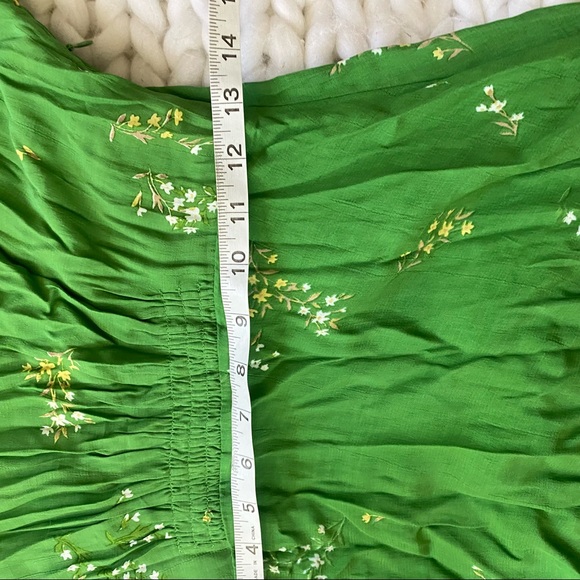 NWT Faith the Brand Emilia Green Floral Print Midi Dress size 4 small - Picture 8 of 13